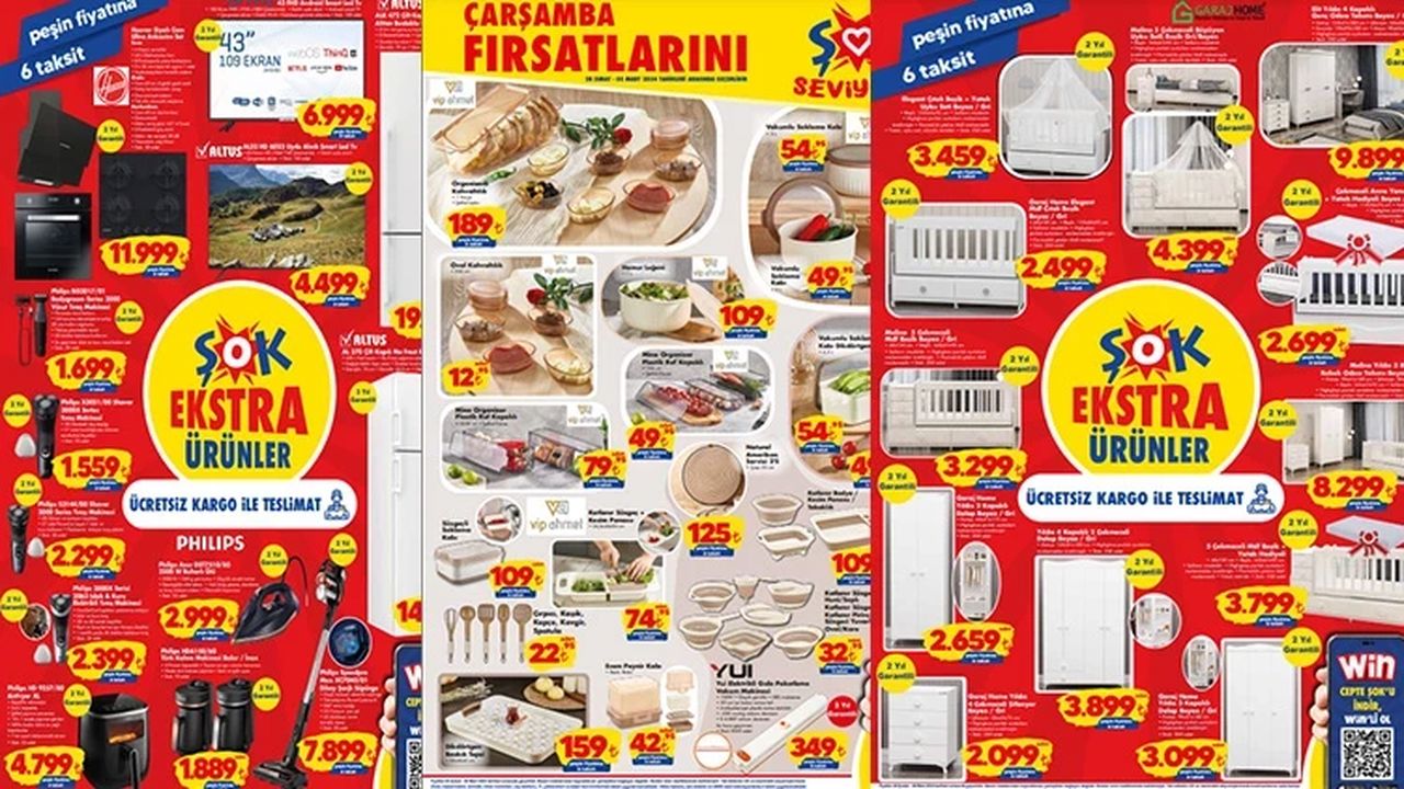 ŞOK market 28 Şubat 2026 Aktüel Kataloğu Yayında